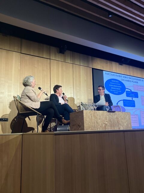 Table ronde sur le parcours de soins en oncologie, animée par José Freitas