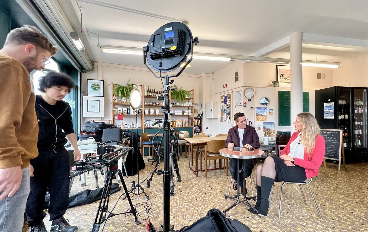 Tournage d'un épisode de « Faut que j'vous dise »