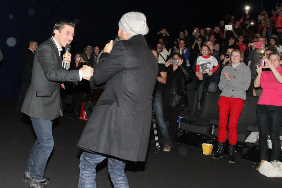 M. Pokora et Shy'm, avec José Freitas