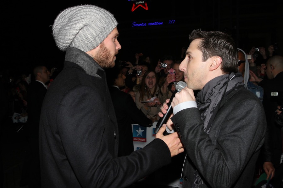 M. Pokora et Shy'm, avec José Freitas